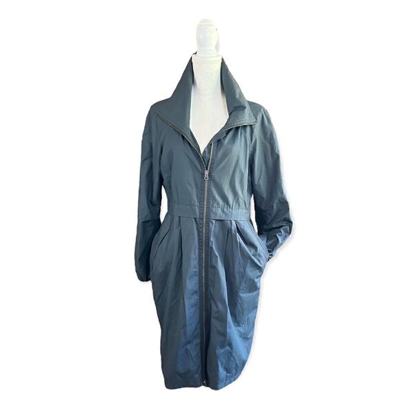 H&M PARKA BLACK LIGHTWEIGHT OUTER COAT SIZE 8 - Picture 1 of 12